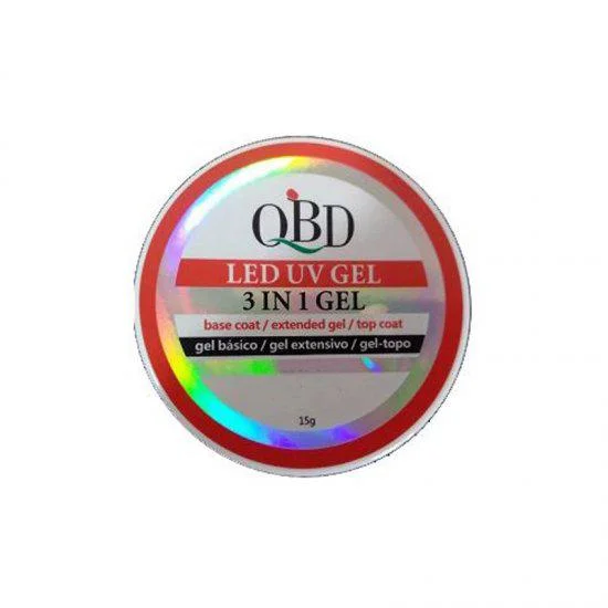 Φωτογραφία προϊόντος: GEL ΝΥΧΙΩΝ 3 IN 1 GEL QBD LED UV 15GR BALANCE BUILDER GELS NAKED PINK 1331-11
