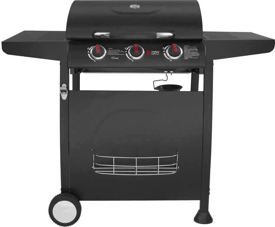 Φωτογραφία προϊόντος: Thermogatz GS Grill Lite 3 Ψησταριά Υγραερίου Σχάρας 60×42εκ. με 3 Εστίες 9kW