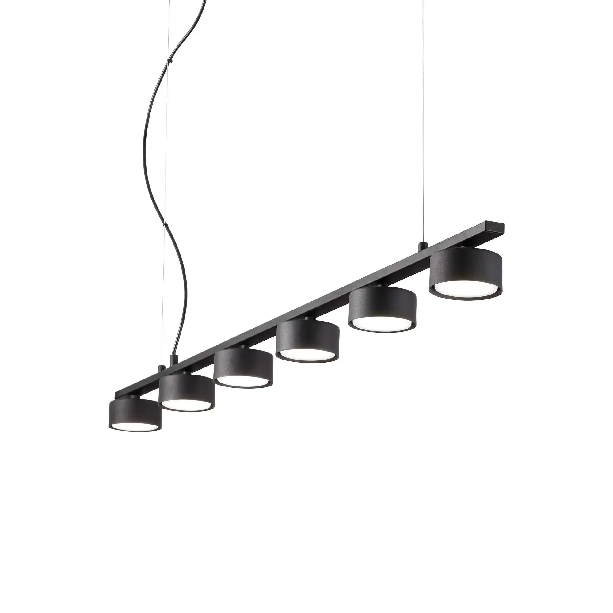 Φωτογραφία προϊόντος: Ideal lux Minor linear sp Κρεμαστό φωτιστικό ράγα L 1150 x H 40 mm Μαύρο