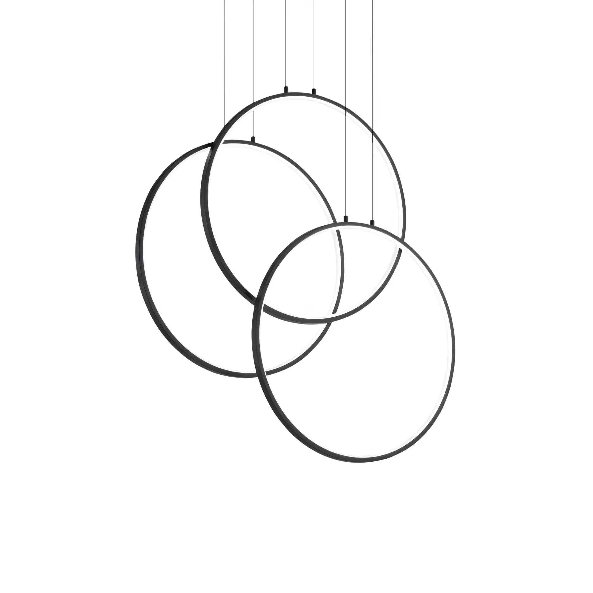 Φωτογραφία προϊόντος: Ideal lux Frame sp cerchio κρεμαστό φωτιστικό Μαύρο