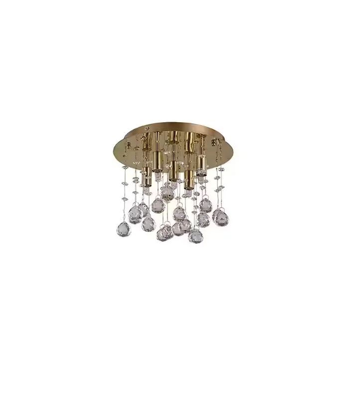 Φωτογραφία προϊόντος: Ideal lux Moonlight pl φωτιστικό οροφής Χρυσό pl5