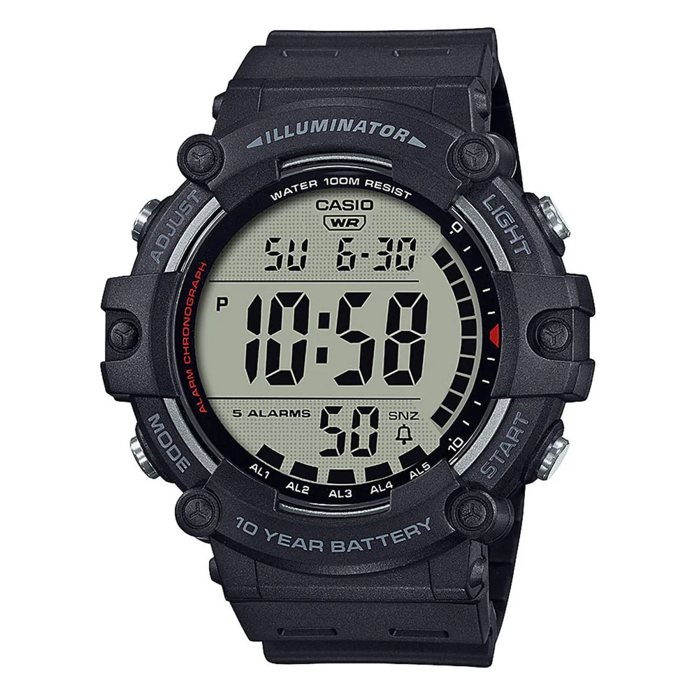 Φωτογραφία προϊόντος: CASIO Standard Chronograph Black Rubber Strap AE-1500WH-1AVEF