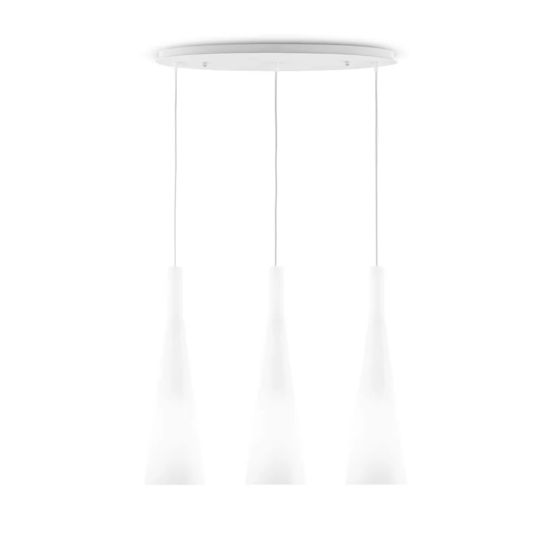 Φωτογραφία προϊόντος: Ideal lux Milk sp3 φωτιστικό κρεμαστό Άσπρο