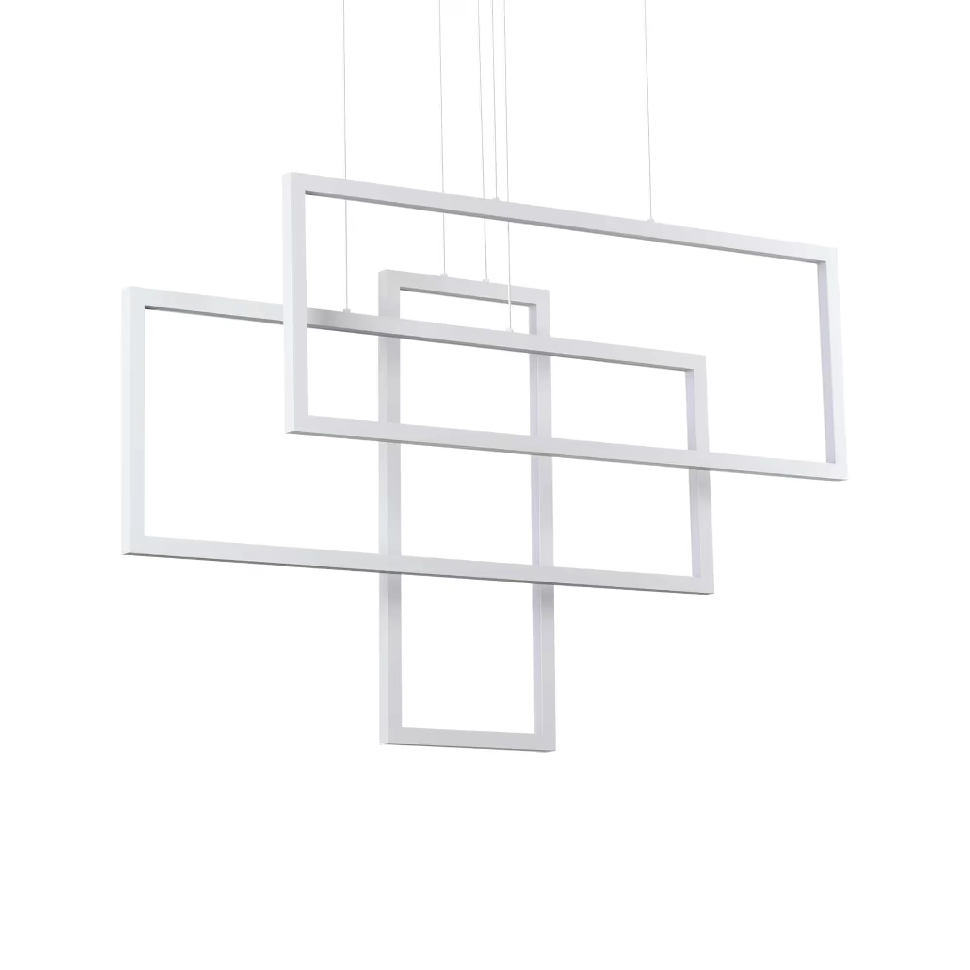 Φωτογραφία προϊόντος: Ideal lux Frame sp rettangolo κρεμαστό φωτιστικό Άσπρο