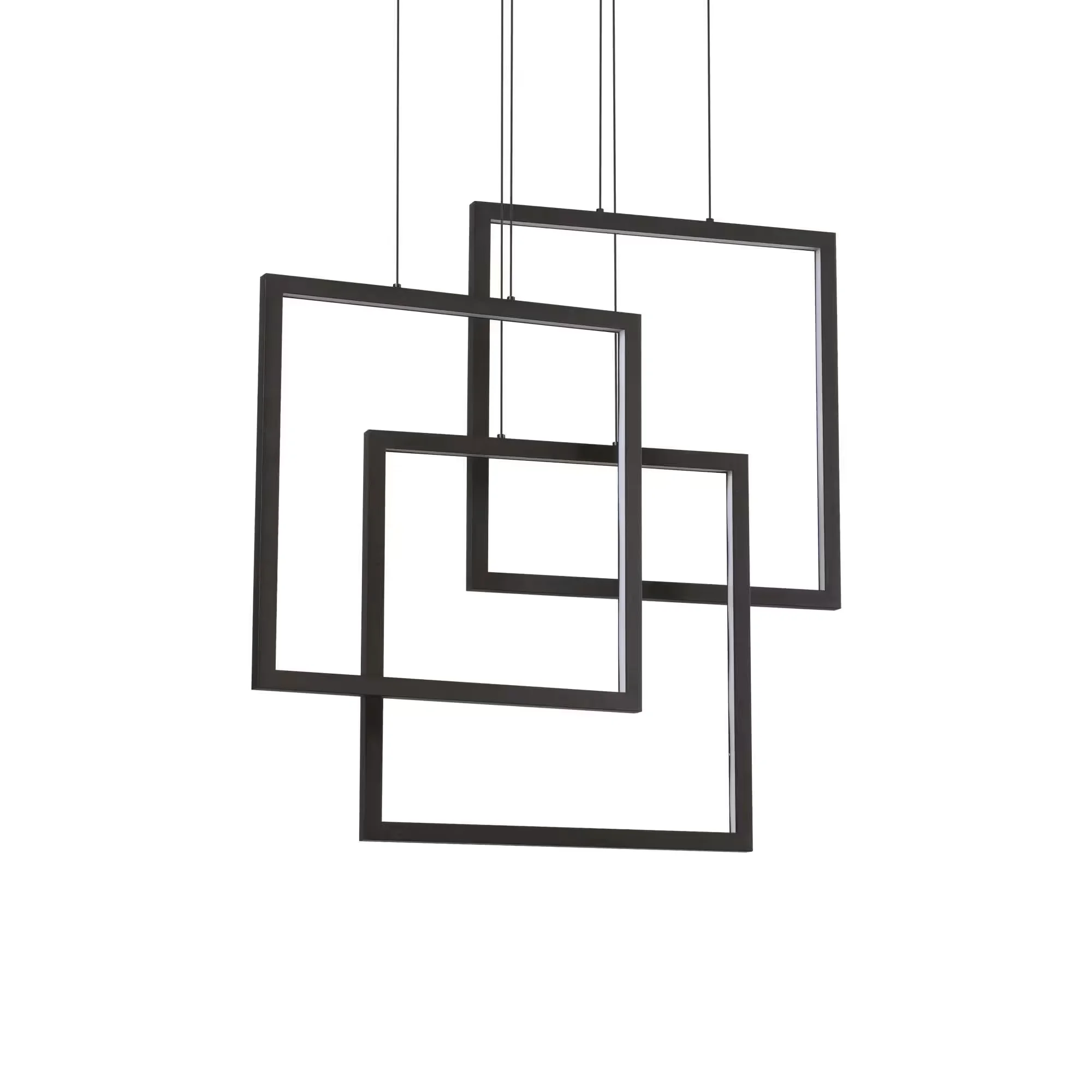 Φωτογραφία προϊόντος: Ideal lux Frame sp quadrato κρεμαστό φωτιστικό Μαύρο