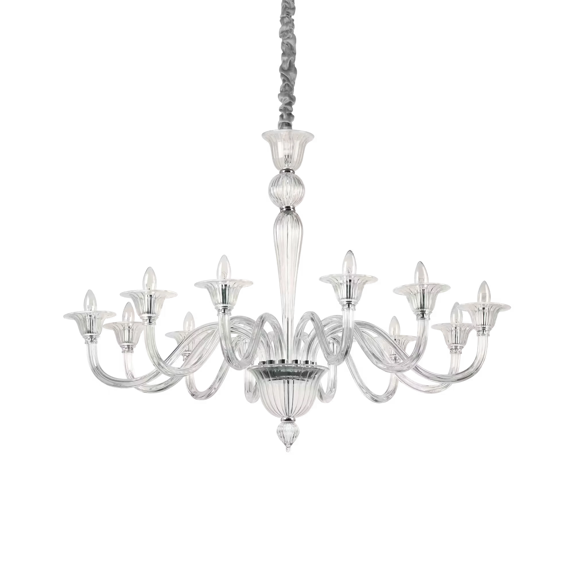 Φωτογραφία προϊόντος: Ideal lux Brigitta sp φωτιστικό κρεμαστό κλασσικό sp12 Διάφανο