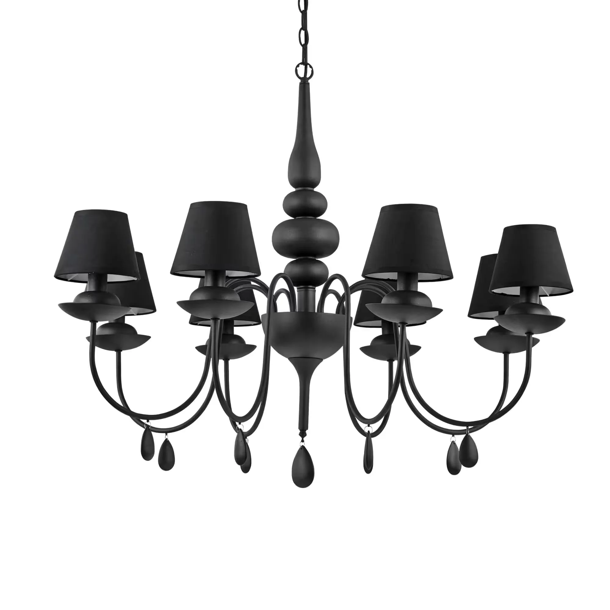 Φωτογραφία προϊόντος: Ideal lux Blanche sp φωτιστικό κρεμαστό Μαύρο sp8