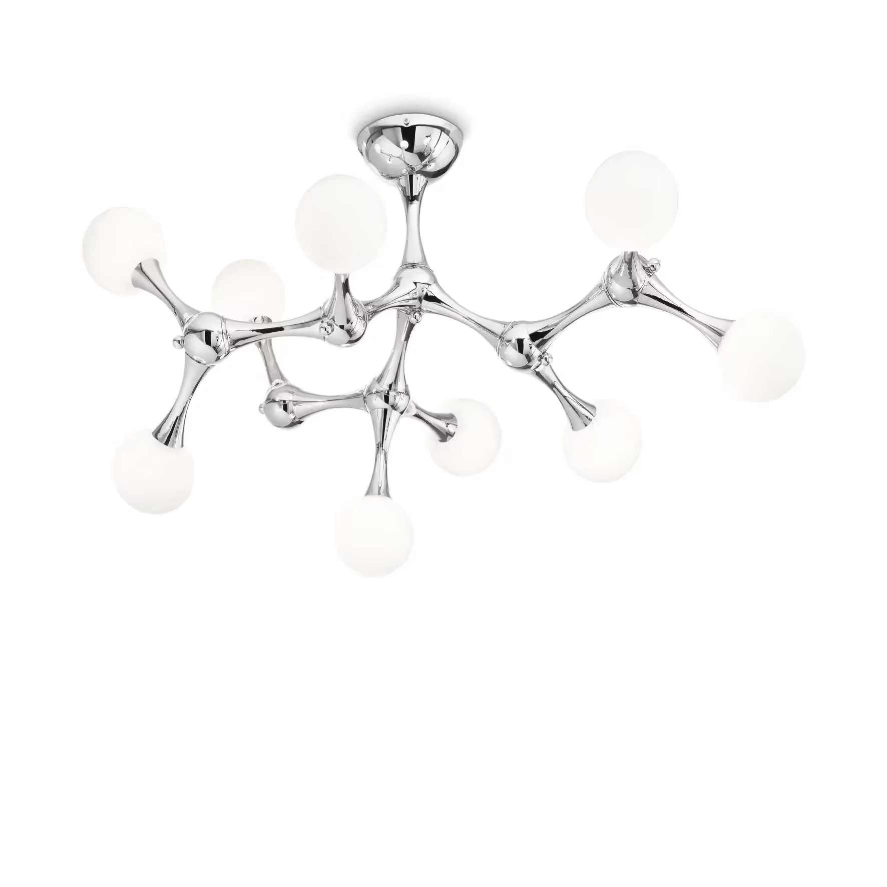 Φωτογραφία προϊόντος: Ideal lux Nodino pl9 φωτιστικό οροφής Χρώμιο