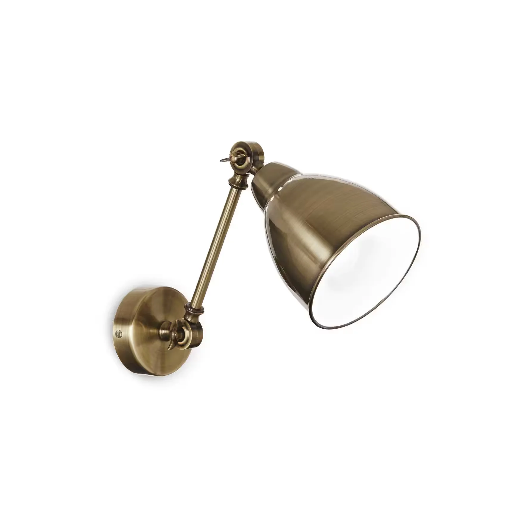 Φωτογραφία προϊόντος: Ideal lux Newton ap1 φωτιστικό απλίκα Αntique brass