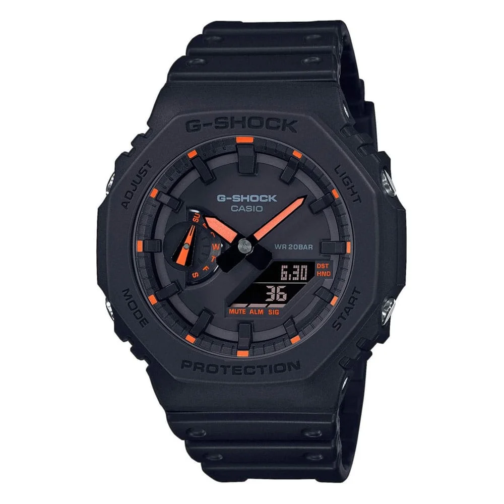 Φωτογραφία προϊόντος: CASIO G-Shock Black Rubber Strap GA-2100-1A4ER