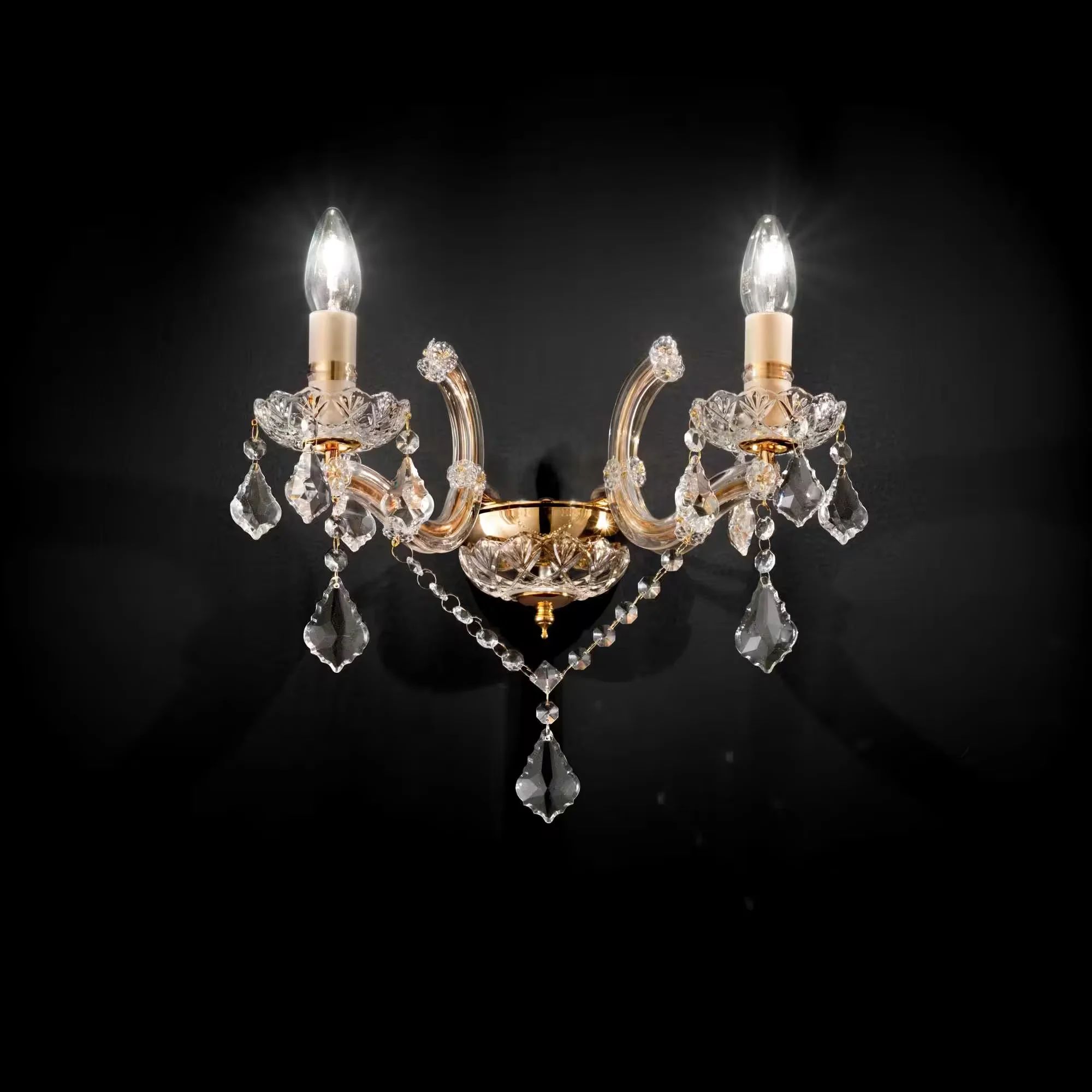 Φωτογραφία προϊόντος: Ideal lux Florian ap2 απλίκα Χρυσό
