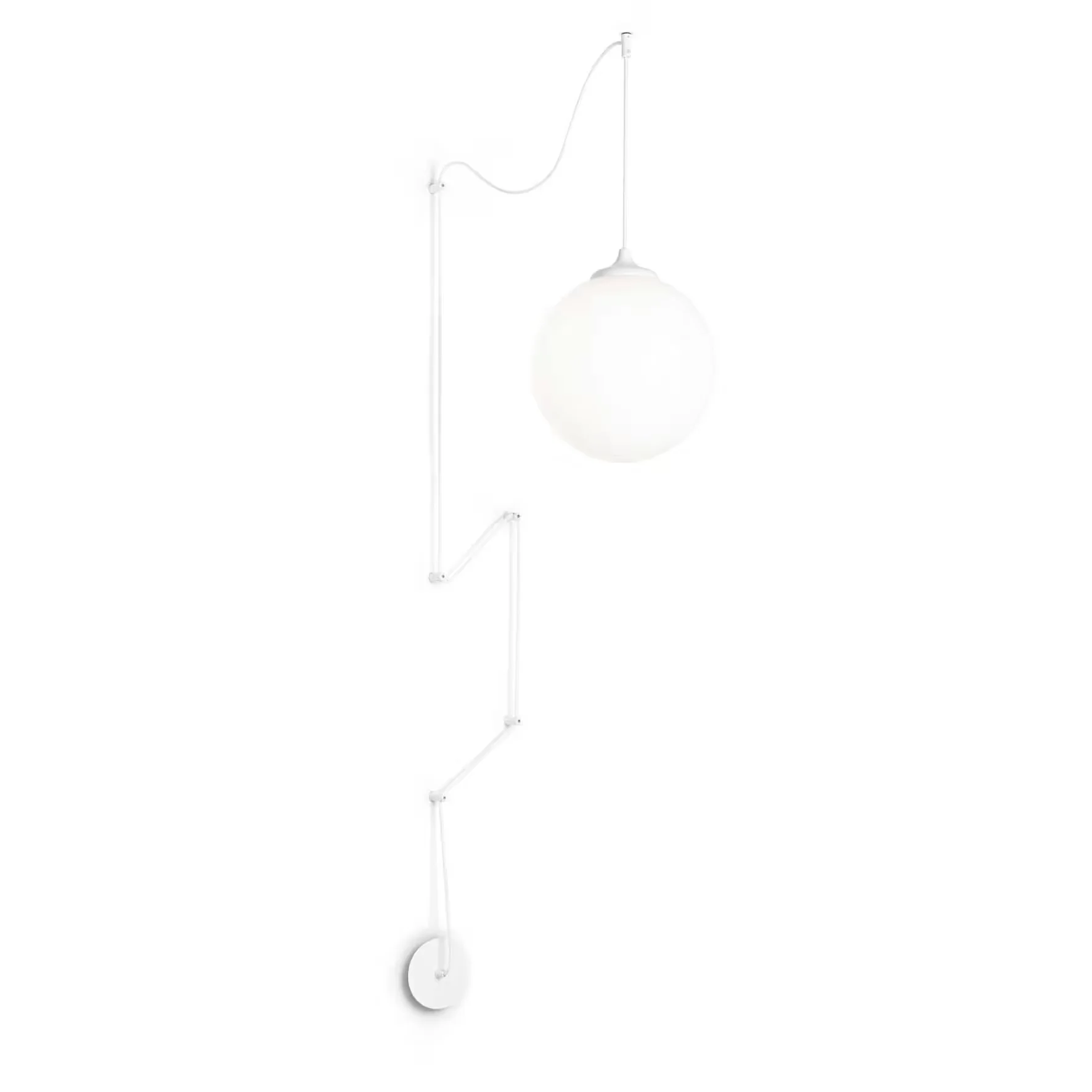 Φωτογραφία προϊόντος: Ideal lux Boa sp1 φωτιστικό εκτεταμένο καλώδιο Άσπρο