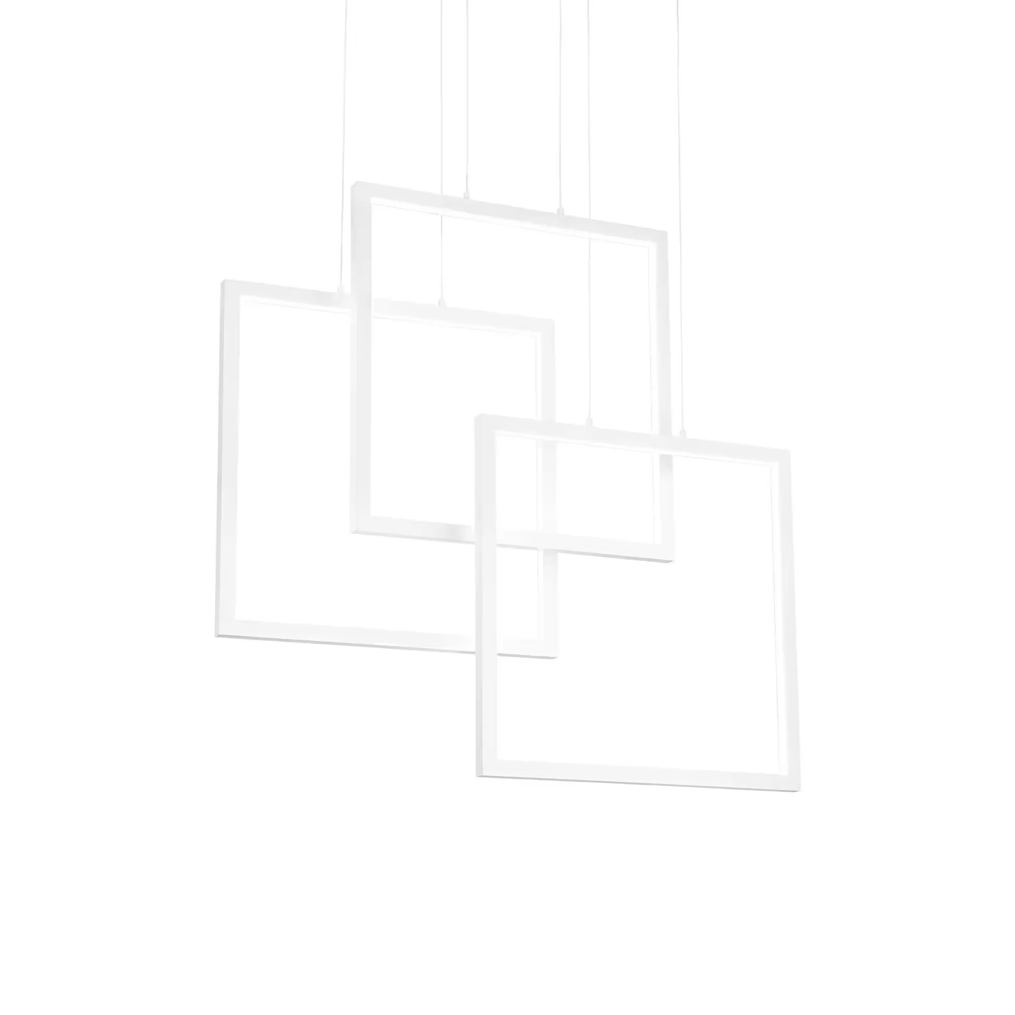 Φωτογραφία προϊόντος: Ideal lux Frame sp quadrato κρεμαστό φωτιστικό Άσπρο