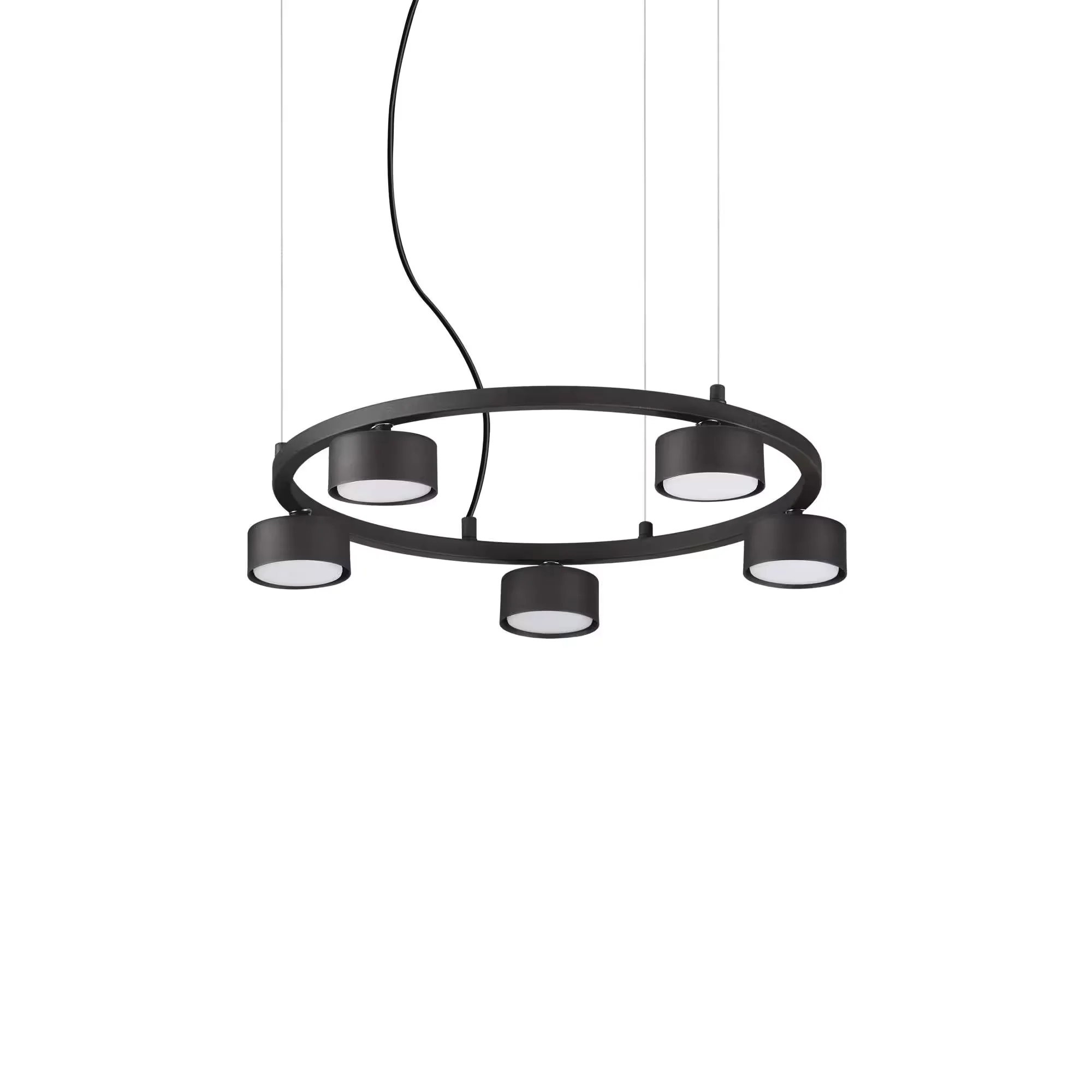 Φωτογραφία προϊόντος: Ideal lux Minor round sp Κρεμαστό φωτιστικό Ø 500 x H 40 mm Μαύρο