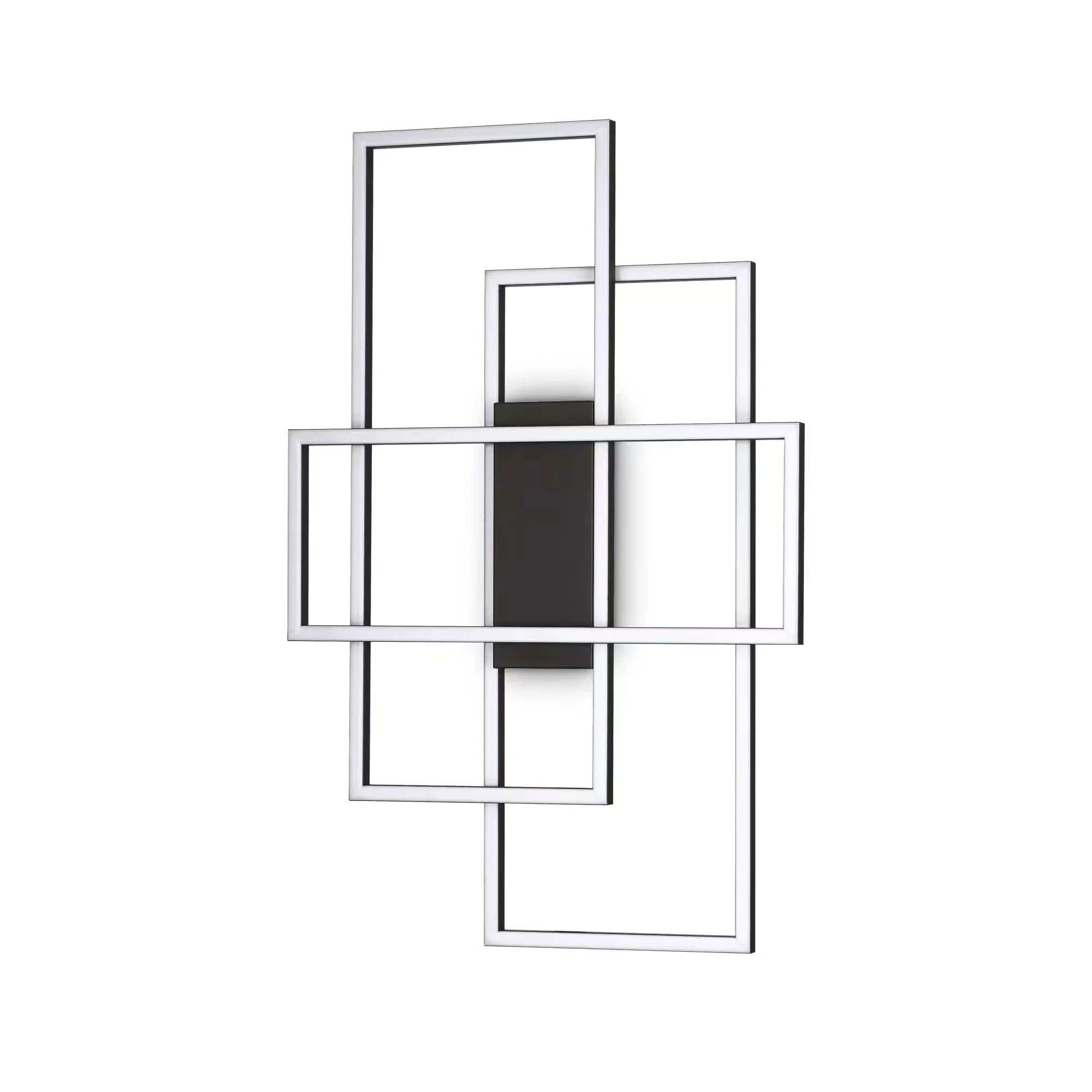 Φωτογραφία προϊόντος: Ideal lux Frame pl rettangolo φωτιστικό οροφής Μαύρο 3000k