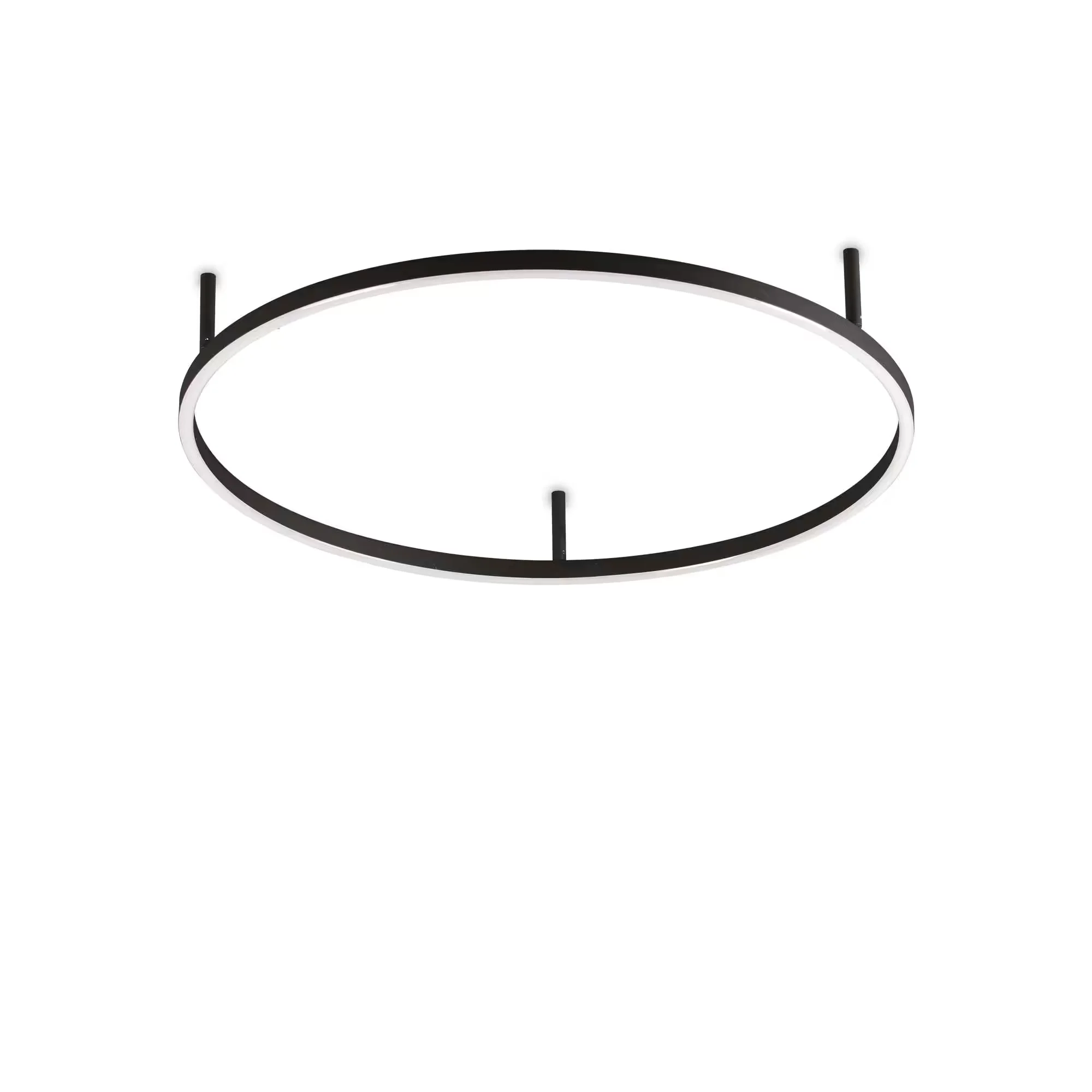 Φωτογραφία προϊόντος: Ideal lux Oracle slim pl d070 round 3000k on-off φωτιστικό οροφής Μαύρο