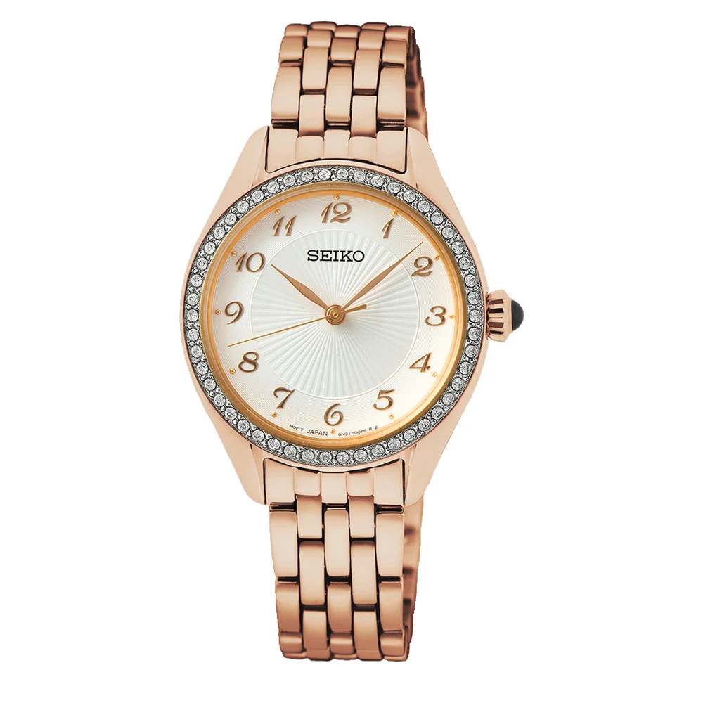 Φωτογραφία προϊόντος: SEIKO Caprice Rose Gold Stainless Steel Bracelet SUR396P1