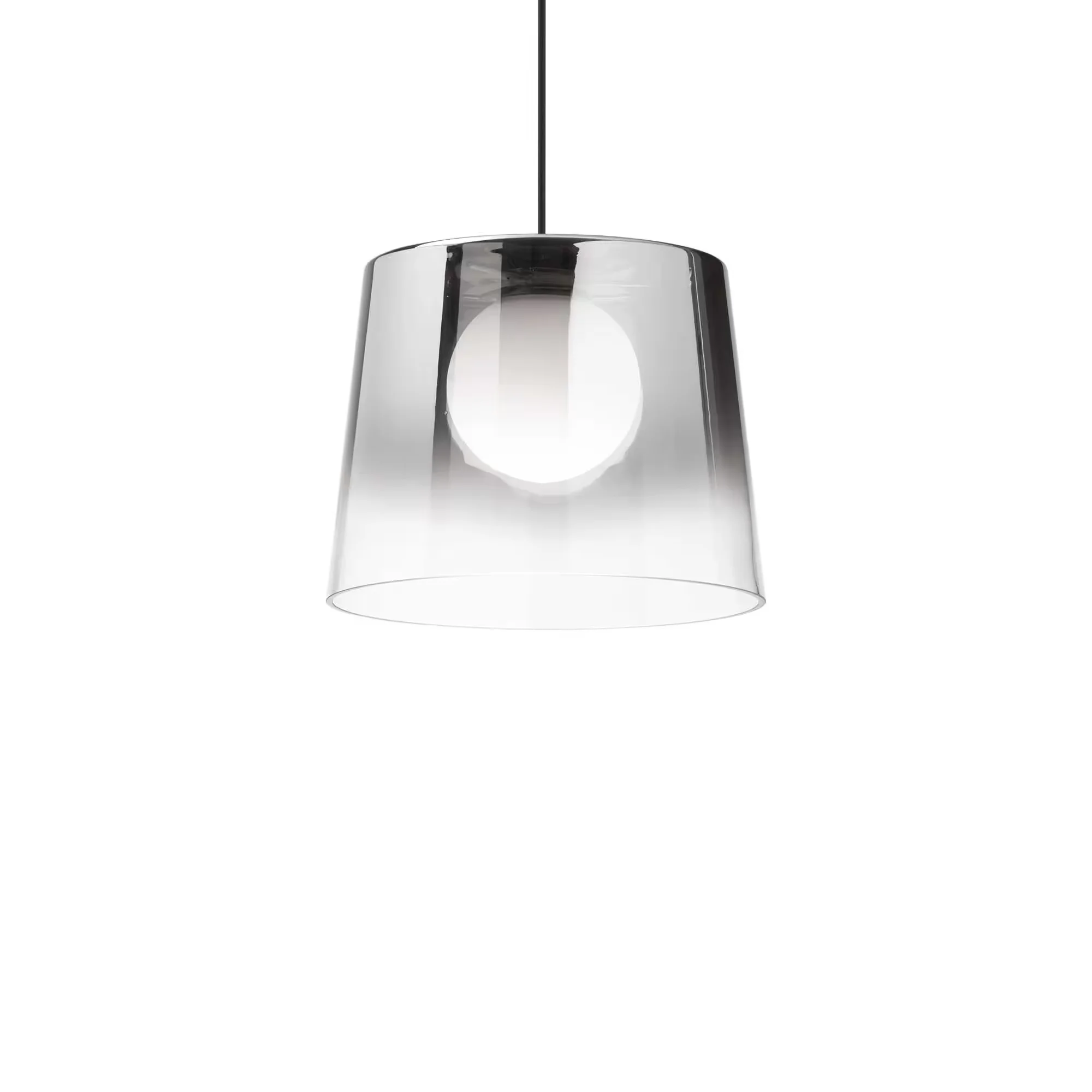 Φωτογραφία προϊόντος: Ideal lux Fade sp1 Μοντέρνο κρεμαστό φωτιστικό μονόφωτο Φιμέ Μαύρο