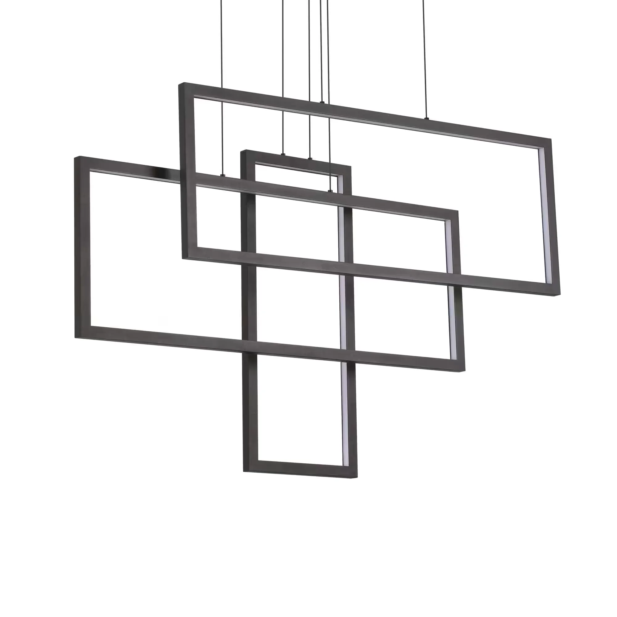 Φωτογραφία προϊόντος: Ideal lux Frame sp rettangolo κρεμαστό φωτιστικό Μαύρο