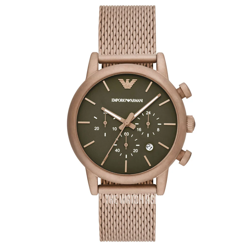 Φωτογραφία προϊόντος: EMPORIO ARMANI Βeige Rose Stainless Steel Bracelet AR11428