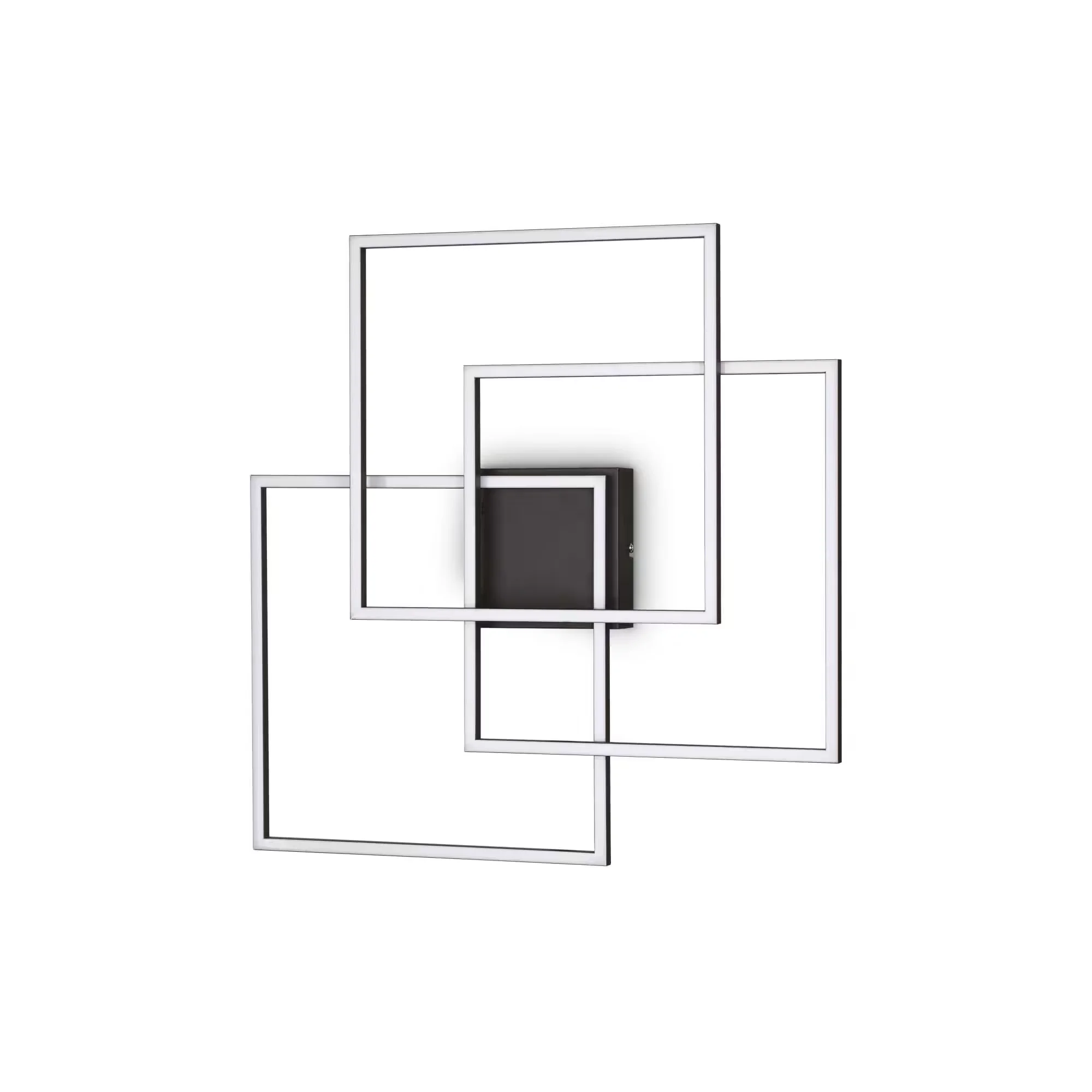 Φωτογραφία προϊόντος: Ideal lux Frame pl quadrato φωτιστικό οροφής Μαύρο 3000k