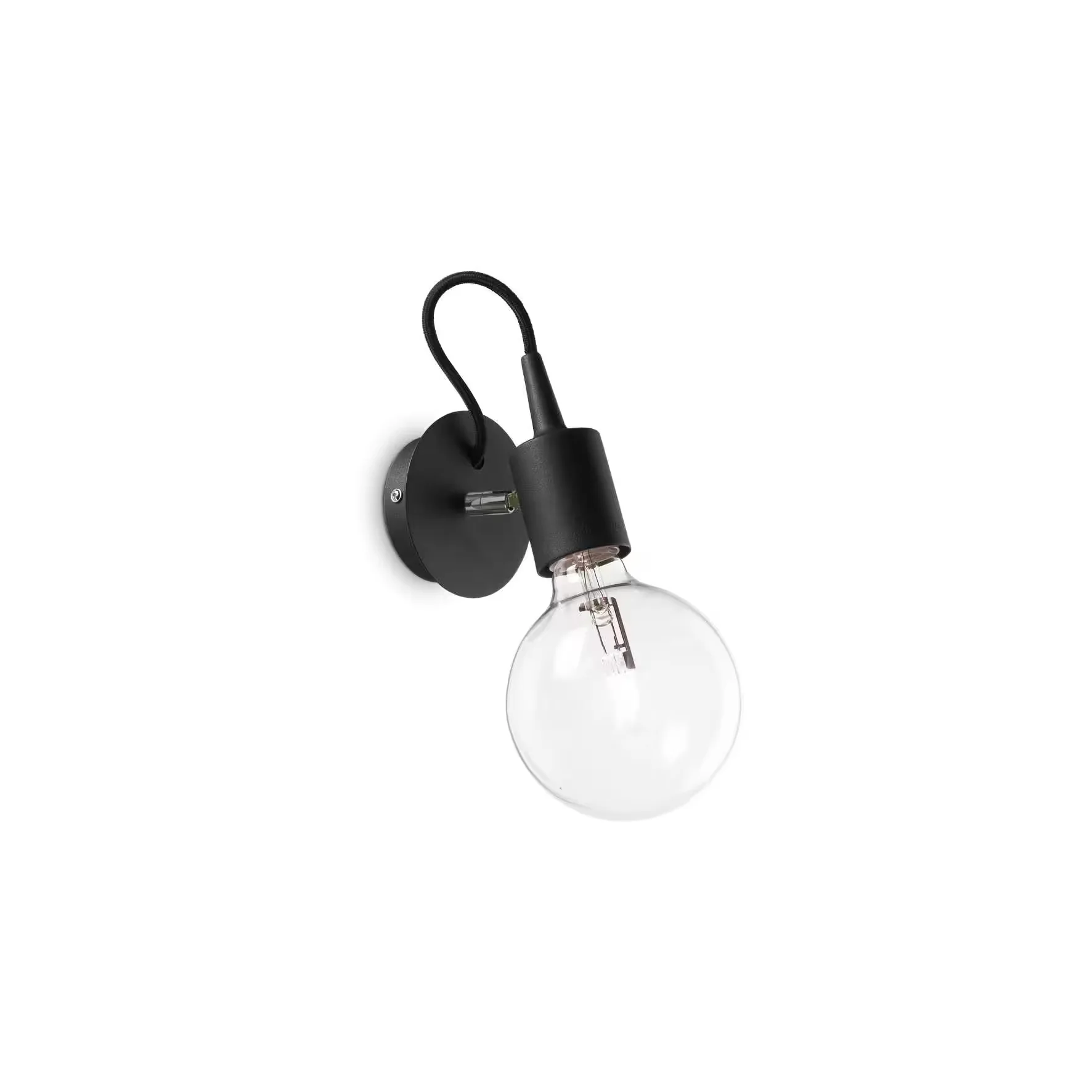 Φωτογραφία προϊόντος: Ideal lux Edison ap1 φωτιστικό απλίκα Μαύρο