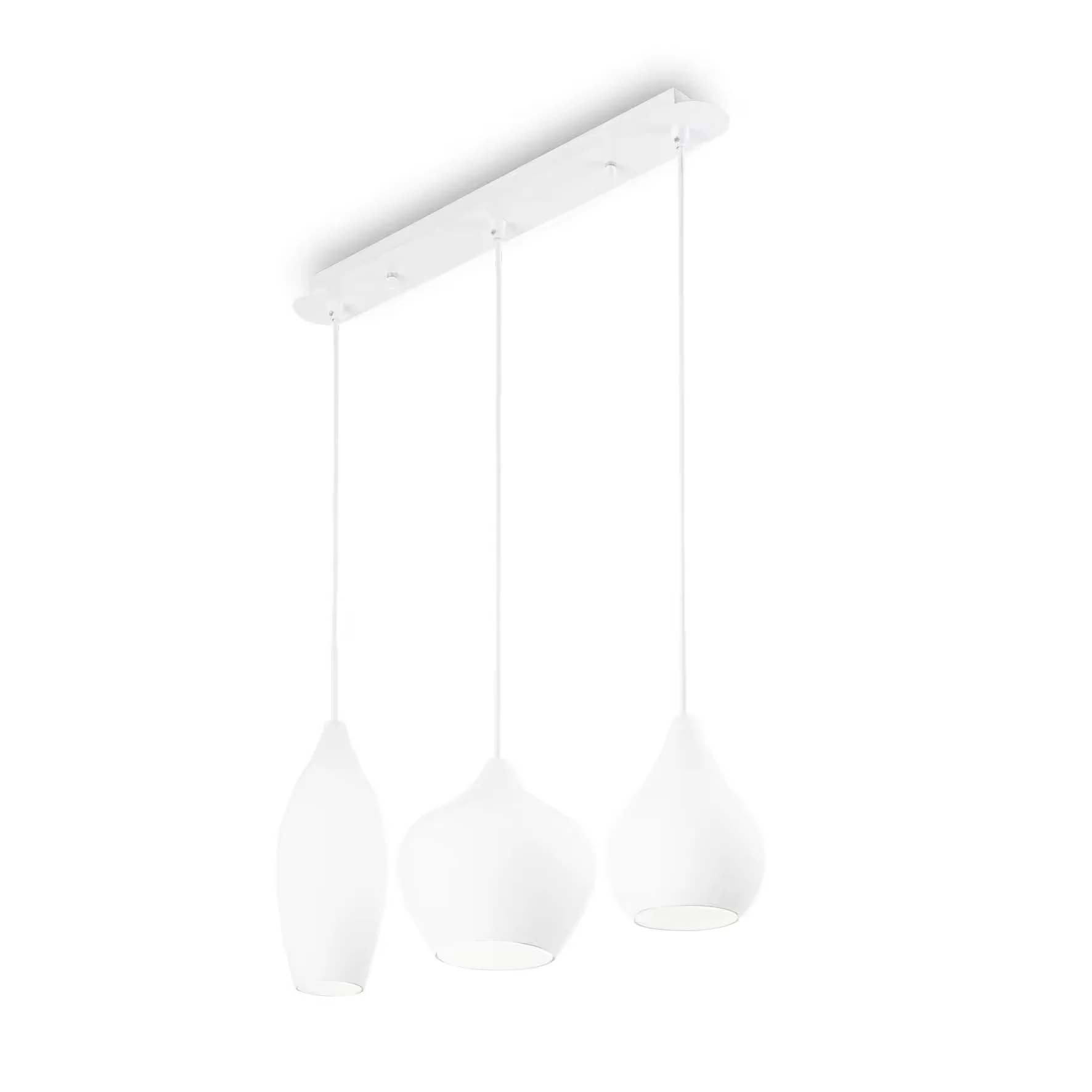 Φωτογραφία προϊόντος: Ideal lux Soft sp3 φωτιστικό κρεμαστό ράγα Λευκό Άσπρο Σκούρο Γκρί
