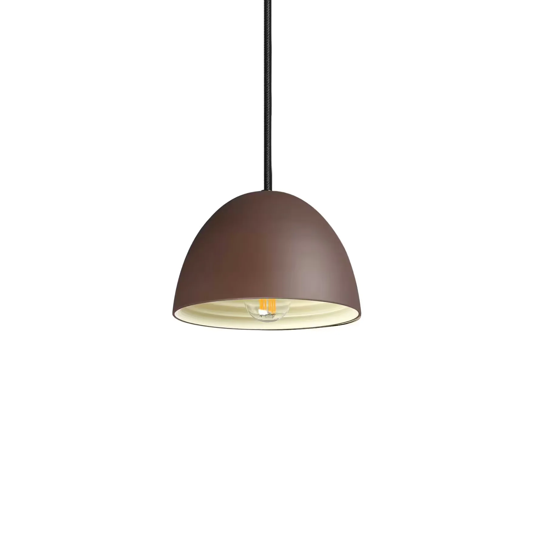 Φωτογραφία προϊόντος: Ideal lux Folk sp1 d18 coffee φωτιστικό μονόφωτο καμπάνα Καφέ