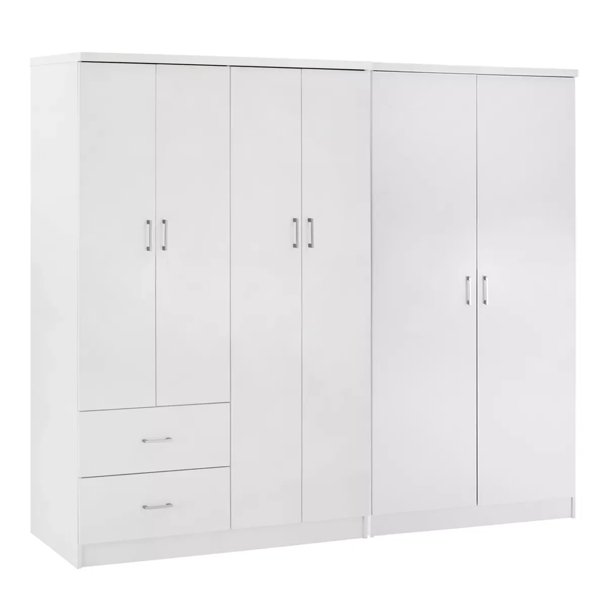 Φωτογραφία προϊόντος: B2BMarkt ΝΤΟΥΛΑΠΑ 6ΦΥΛΛΗ BLAKELY HM21235.05 ΜΕΛΑΜΙΝΗ ΧΡΩΜΑ ΛΕΥΚΟ 201x43x181Υεκ