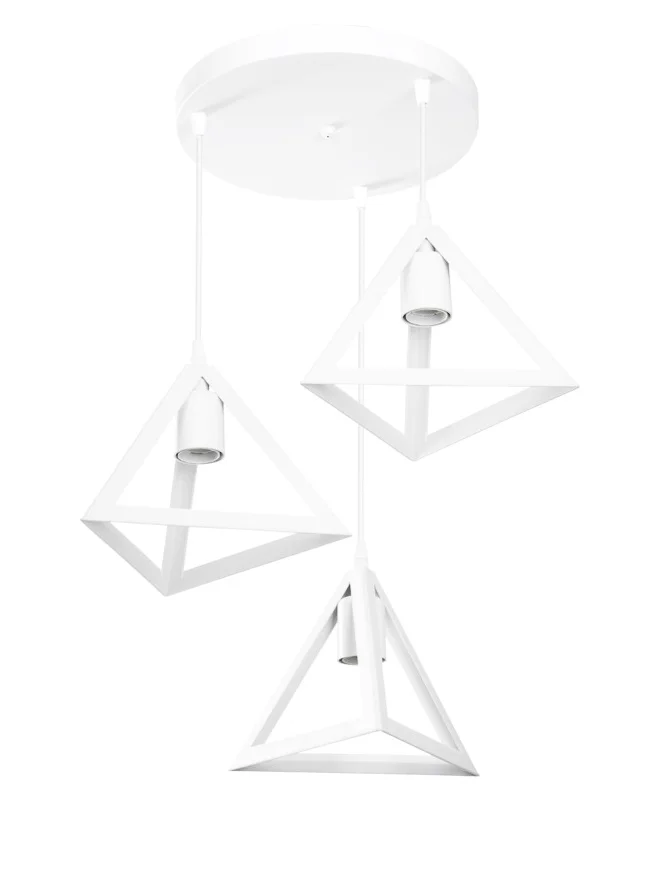 Φωτογραφία προϊόντος: Heronia GIZA/3 WHITE PENDEL 3L ΚΡΕΜΑΣΤΟ PLASTIC