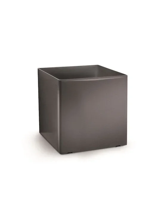 Φωτογραφία προϊόντος: PLASTONA Caspo Γλάστρα BRILLANTE Cube Ø36 X 36 cm/42 lt ΑΝΘΡΑΚΙ ΜΑΤ