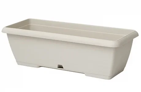 Φωτογραφία προϊόντος: Plastecnic Ζαρντινιέρα Terrae 40 Λευκό της Πέτρας 40x16.7cm