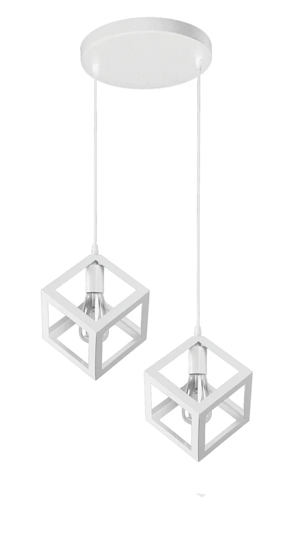 Φωτογραφία προϊόντος: Heronia KYVOS NEW 2/L WHITE PENDEL ΚΡΕΜΑΣΤΟ PLASTIC