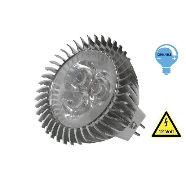 Φωτογραφία προϊόντος: [:el]LED Σποτ MR16 3 Watt, 12V, 45°, Θερμό-Ψυχρό-Ημέρας[:en]LED Spot MR16 3 Watt, 12V, 45°, Warm-Cold-Natural[:]