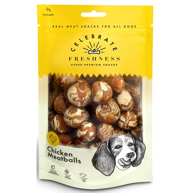 Φωτογραφία προϊόντος: Λιχουδιές Celebrate Freshness Meatballs 100gr με Κοτόπουλo