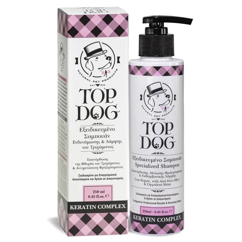 Φωτογραφία προϊόντος: Σαμπουάν σκύλου Top Dog Keratin Complex 250ml
