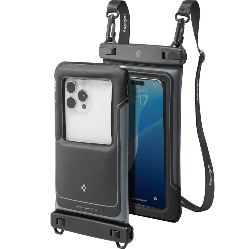 Φωτογραφία προϊόντος: Spigen - (2 Pack) Waterproof Case (a611p) - Ipx8, For Phone, Max 6.9" - Matte Black