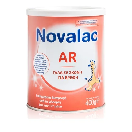 Φωτογραφία προϊόντος: Novalac Αντιαναγωγικό Γάλα σε Σκόνη AR 0m+ 400gr