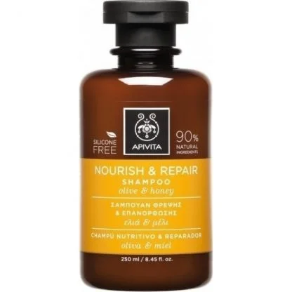 Φωτογραφία προϊόντος: Apivita Nourish +amp; Repair Shampoo 250ml
