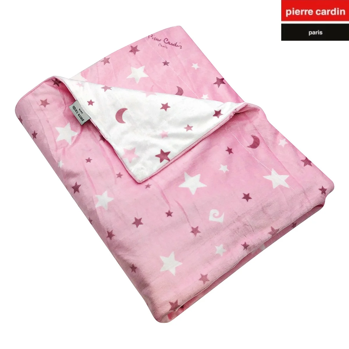 Φωτογραφία προϊόντος: Adam Home ΚΟΥΒΕΡΤΑ ΚΟΥΝΙΑΣ soft plus FLEECE 110X140 PIERRE CARDIN MOON PINK