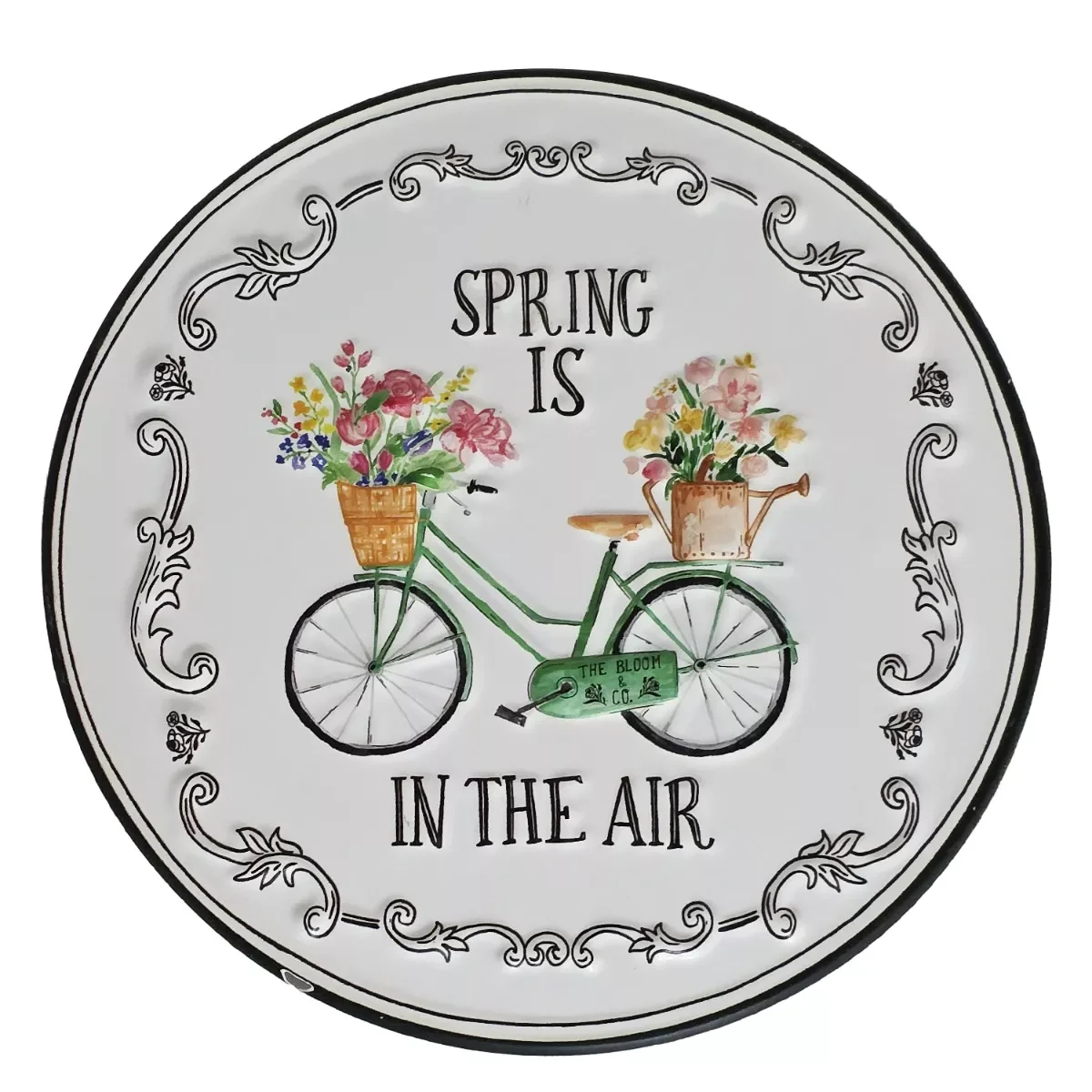 Φωτογραφία προϊόντος: Artekko Sign Λευκή Μεταλλική Πινακίδα Τοίχου (31x31x1)cm 31x31x1