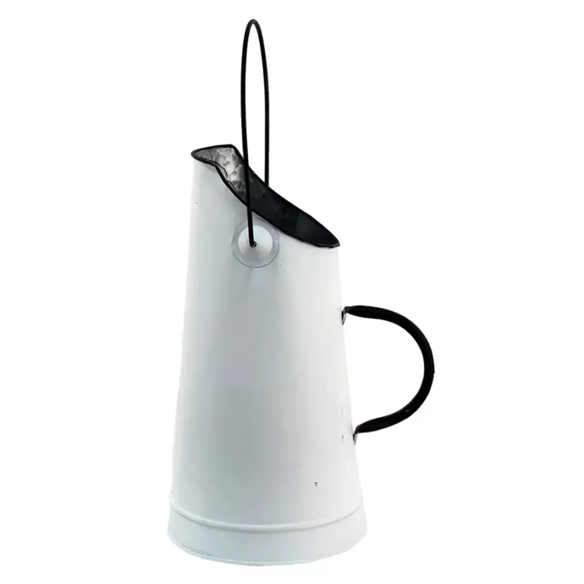 Φωτογραφία προϊόντος: Artekko Jug Λευκή Μεταλλική Κανάτα (20x16x30)cm 20x16x30