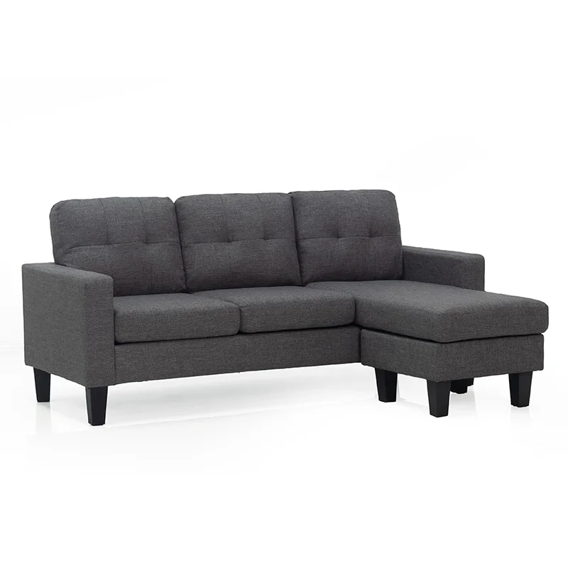Φωτογραφία προϊόντος: LIANA S DARK GREY ΥΦΑΣΜΑ ΓΩΝΙΑ 185Χ126X84εκ.