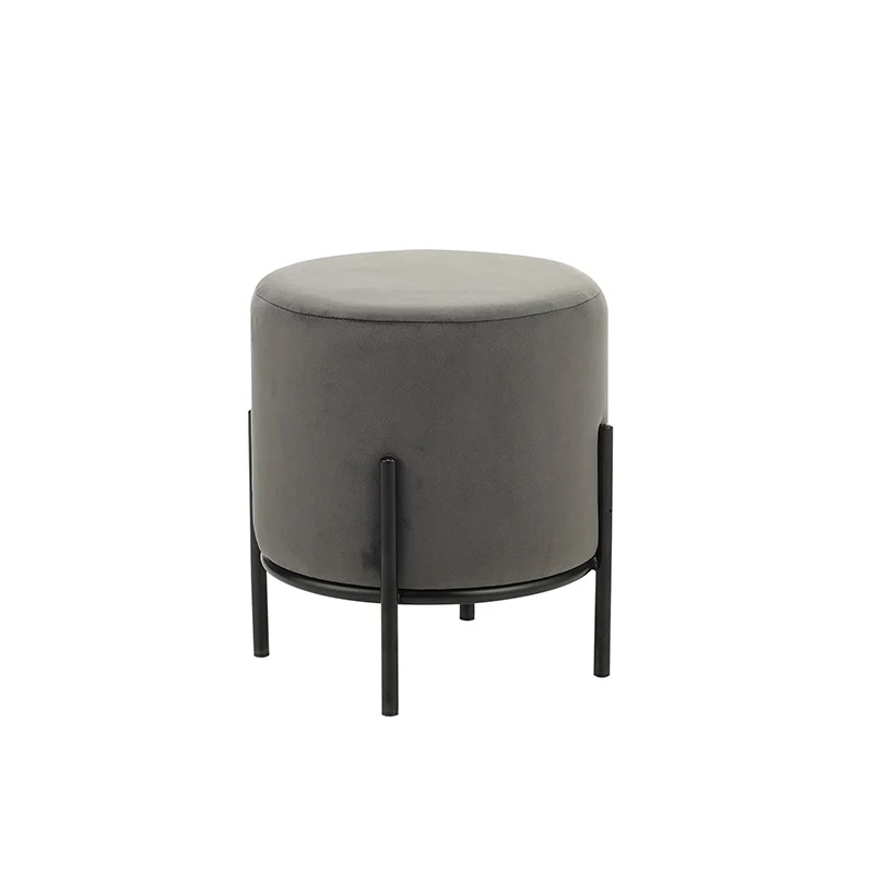 Φωτογραφία προϊόντος: BELLA/R ΣΚΑΜΠΟ GREY VELVET ΥΦΑΣΜΑ Φ.35Χ38εκ.