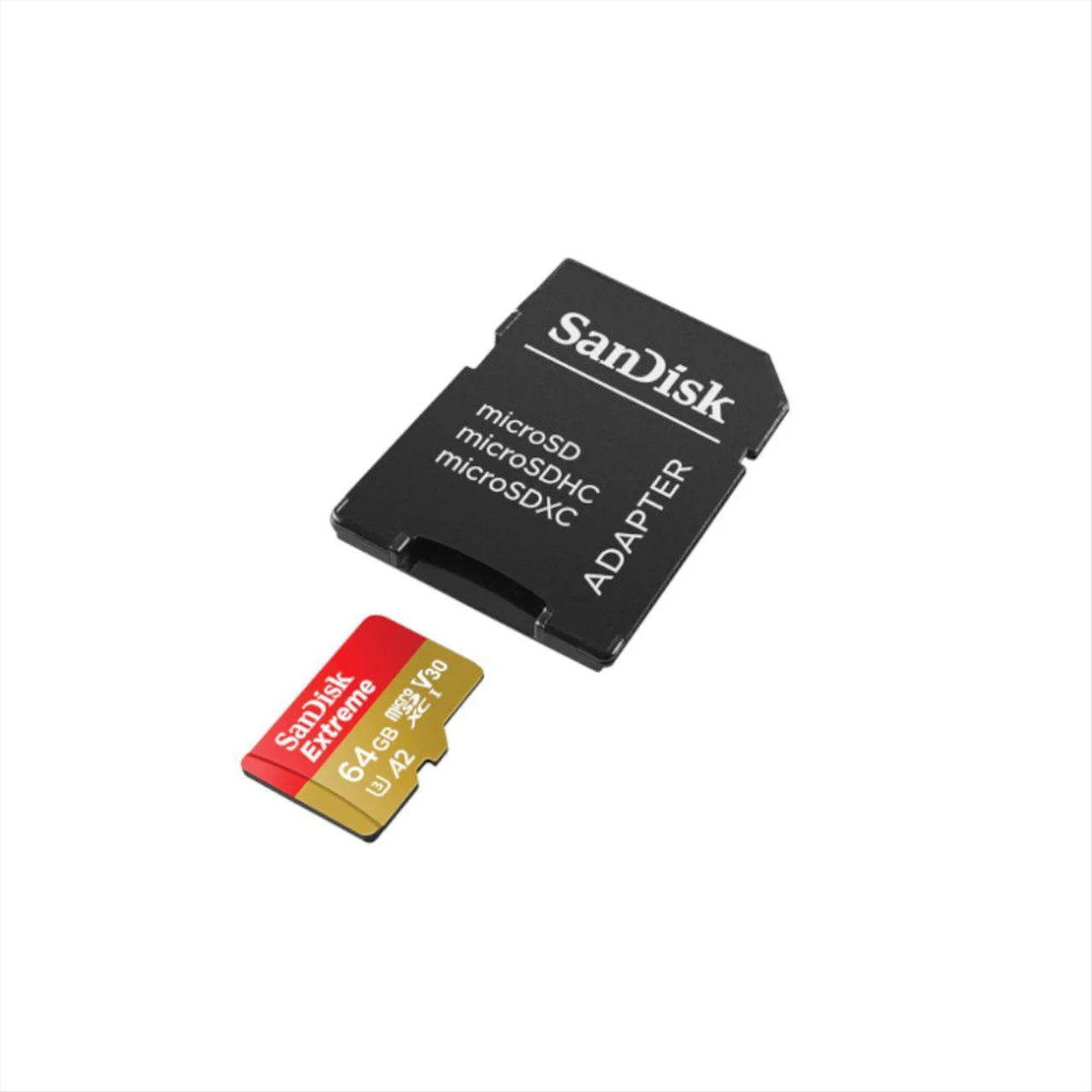 Φωτογραφία προϊόντος: SanDisk Ultra MicroSDHC 64GB Class10 U3V3 A2 UHS-I With Adapter Mobile - SANSDSQXAH-064G-GN6MA