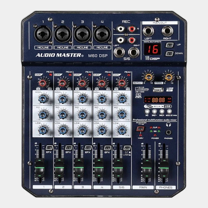 Φωτογραφία προϊόντος: Audio Master M60DSP AUDIO MIXER