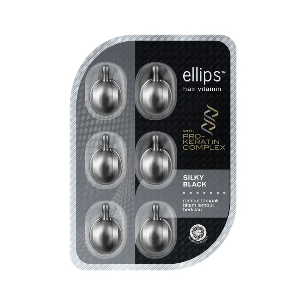 Φωτογραφία προϊόντος: ΛΟΙΠΑ Ellips Silky Black Pro-Keratin Complex Αμπούλες Μαλλιών 6 Τεμ