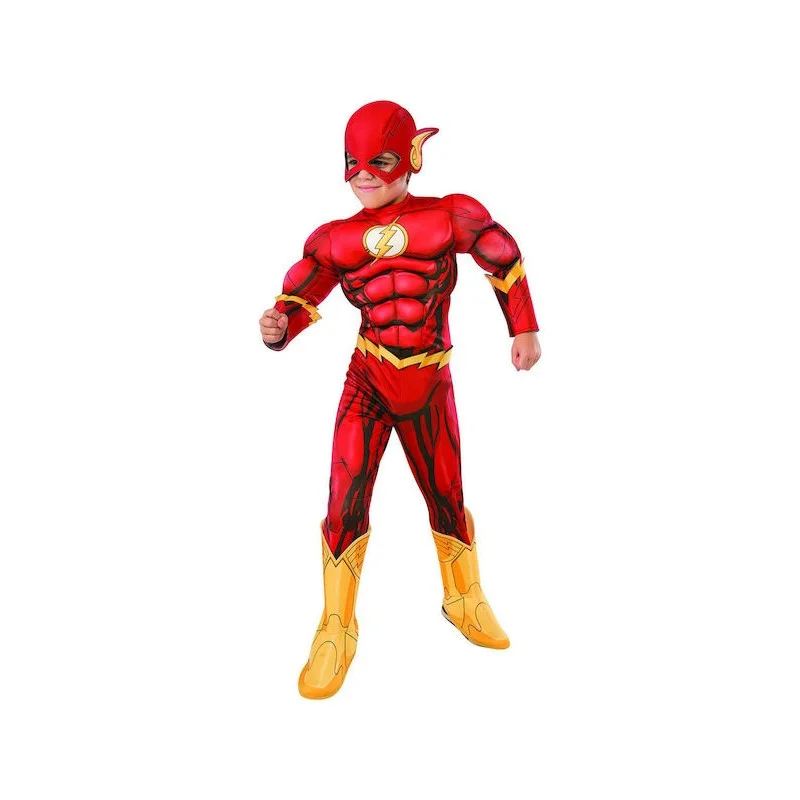 Φωτογραφία προϊόντος: Rubies DC Superhero The Flash Αποκριάτικη Στολή Deluxe 8 - 10 Ετών