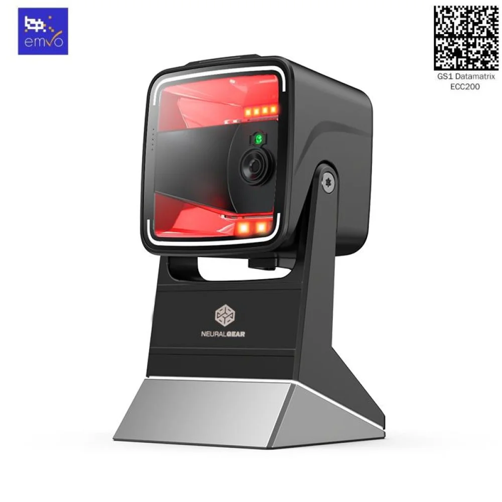 Φωτογραφία προϊόντος: BARCODE SCANNER ΠΑΓΚΟΥ ΤΕΤΡΑΓΩΝΟ, NG BAR-2402 2D, USB