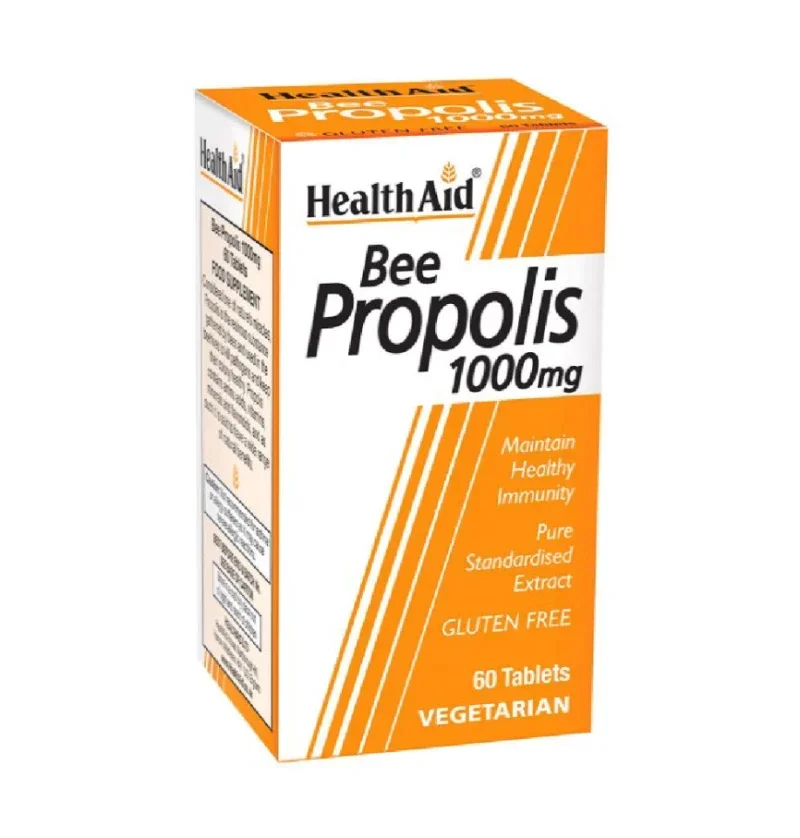 Φωτογραφία προϊόντος: Health Aid Bee Propolis 1000mg Πρόπολη 60tabs - OEM